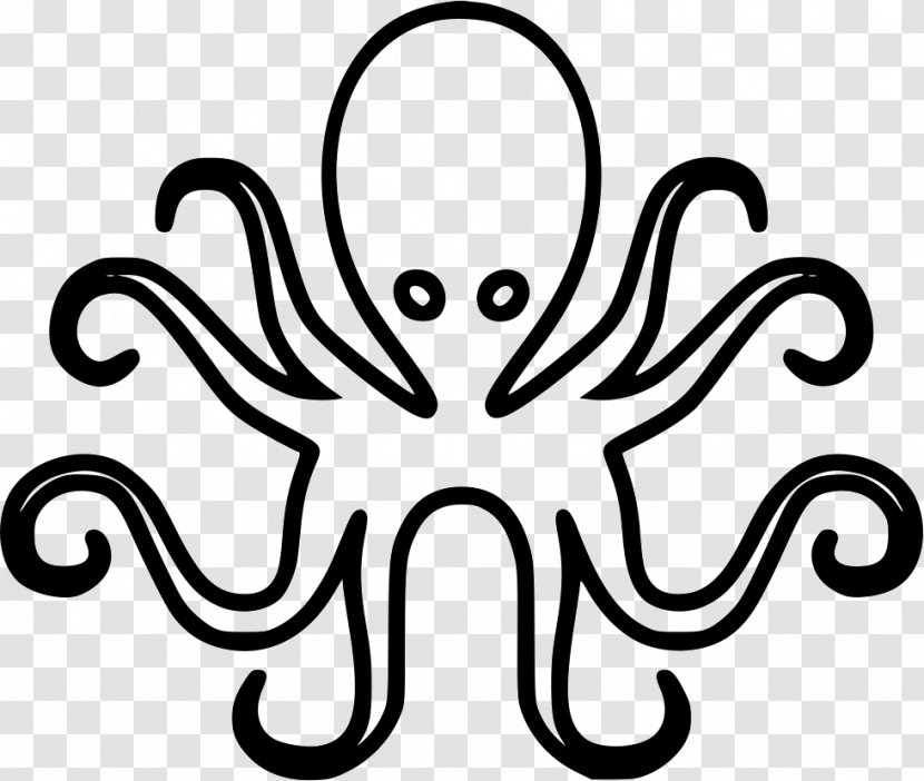 Giant Pacific Octopus Clip Art - Text - Vector Transparent PNG