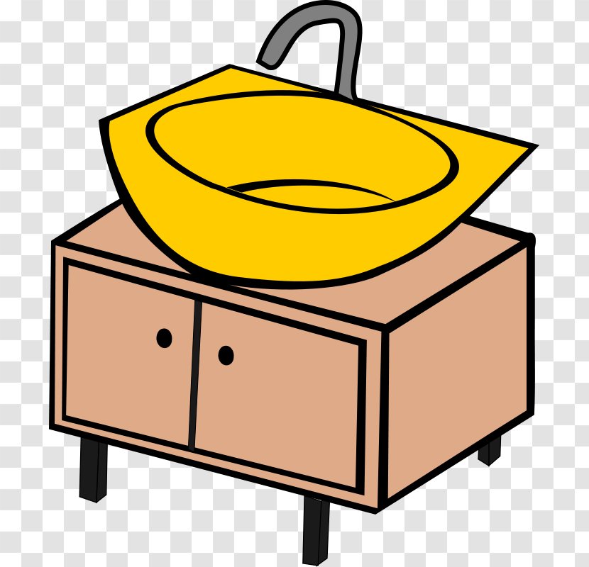 Bowl Sink Washing Clip Art - Artwork - Free Clock Clipart Transparent PNG