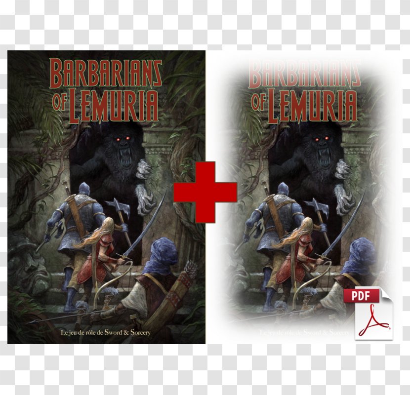 Barbarians Of Lemuria (Legendary Edition) Lemuria: Sword & Sorcery-Rollenspiel Role-playing Game - Advertising - Barbarian Transparent PNG
