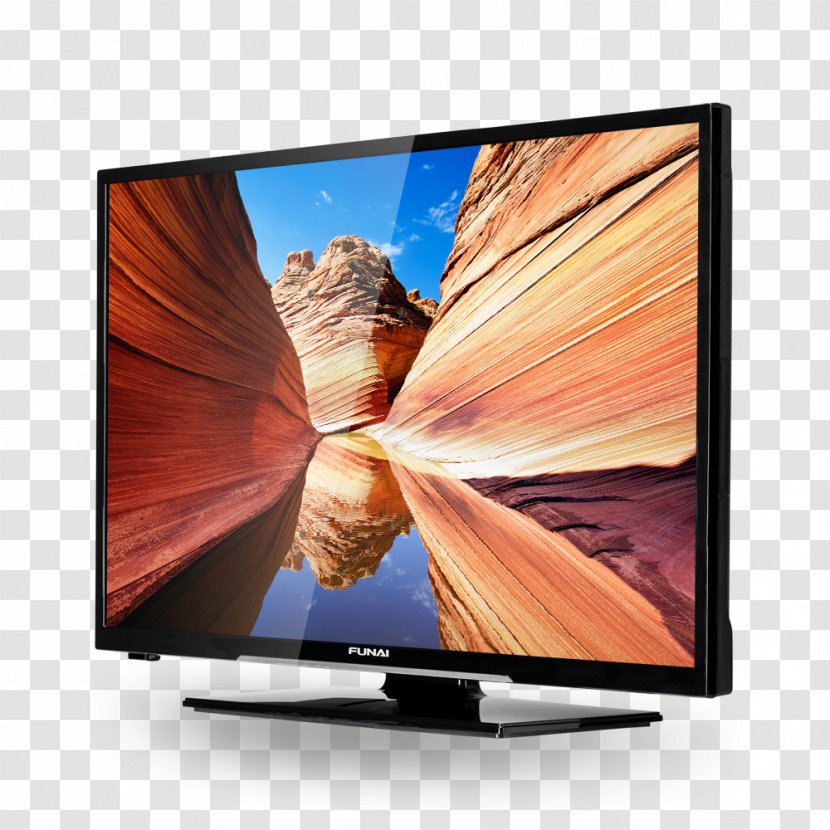 LED-backlit LCD Television Set Funai - Smart Tv Transparent PNG