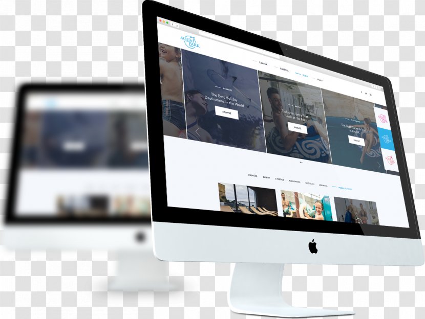 Computer Monitors Web Page Internet Output Device Monitor Accessory - Aqua Park Transparent PNG