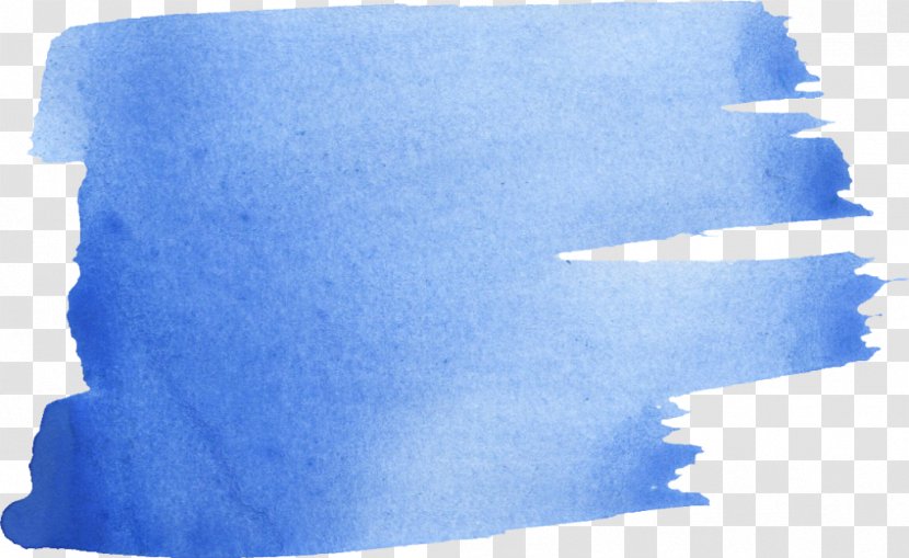 Blue Textile Watercolor Painting Brush - Cobalt Transparent PNG
