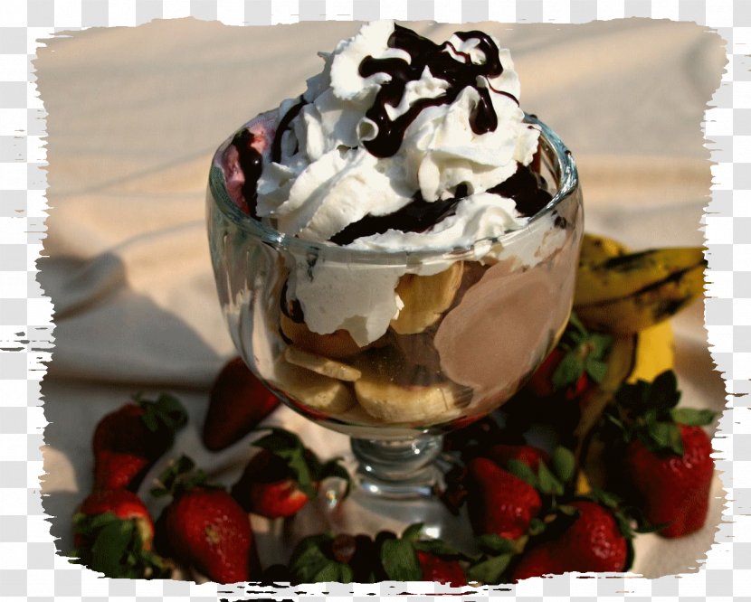 Sundae Gelato Knickerbocker Glory Trifle Parfait - Dish - Clavo Transparent PNG