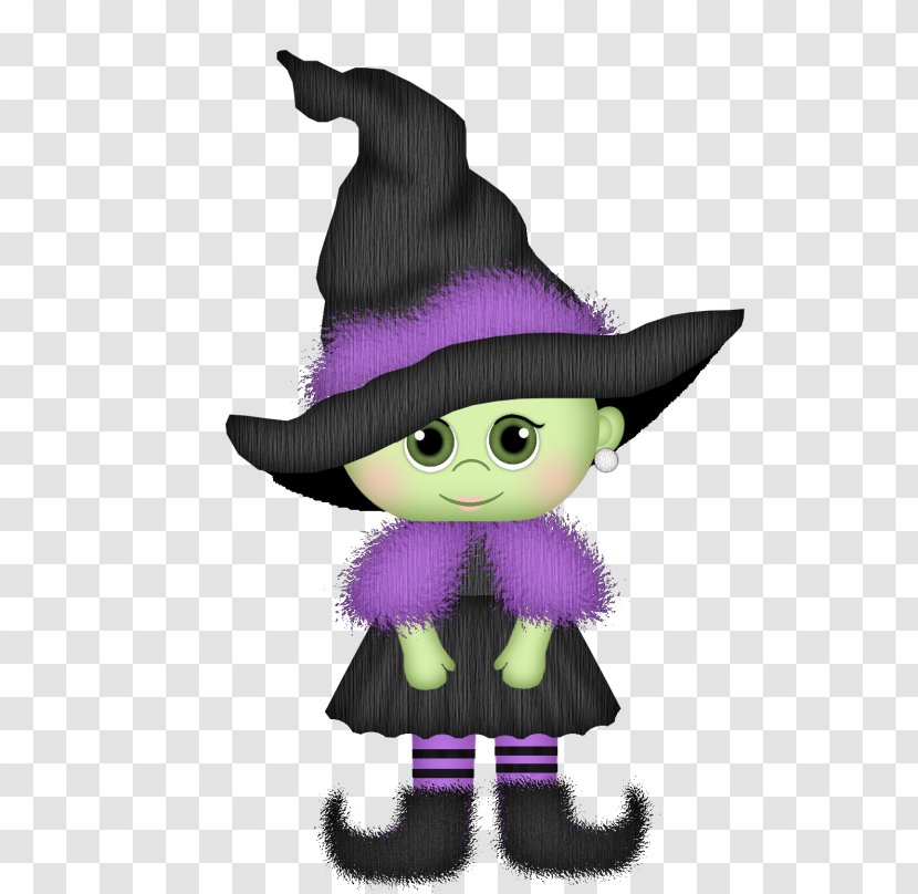 Witch Animaatio Halloween Clip Art - Violet Transparent PNG