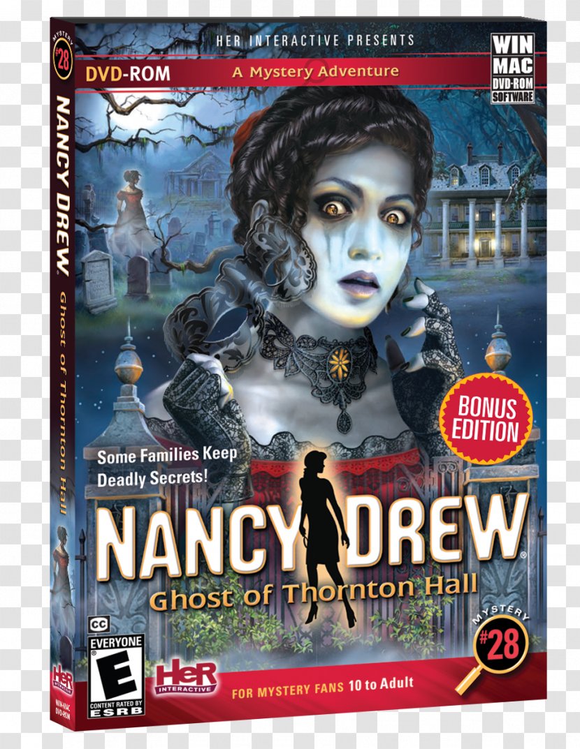 Nancy Drew: Ghost Of Thornton Hall Her Interactive Uncivil Acts (Nancy Drew Mystery - Magazine - Girl Detective Transparent PNG