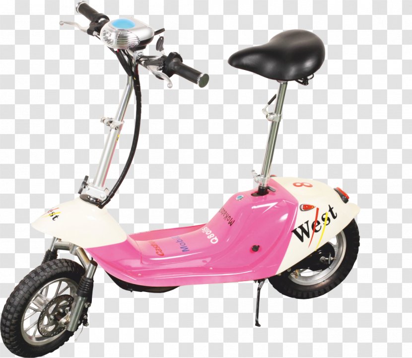 Motorized Scooter Electric Kick Bicycle Transparent PNG