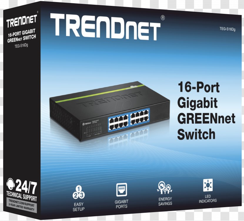 Gigabit Ethernet Network Switch Port TRENDnet - Electronics - DG Transparent PNG