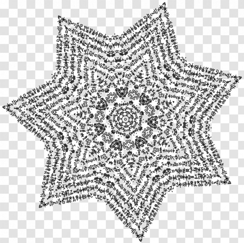 Line Art Writing Star Painting - Deviantart - Three-dimensional Five-pointed Transparent PNG