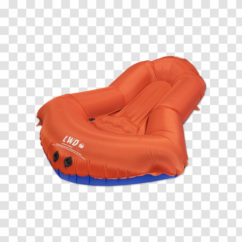 Inflatable Boat Packraft Dinghy - Orange Transparent PNG