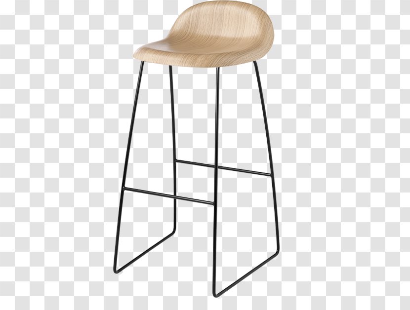 Bar Stool Chair Seat Gubi - Furniture - Iron Transparent PNG