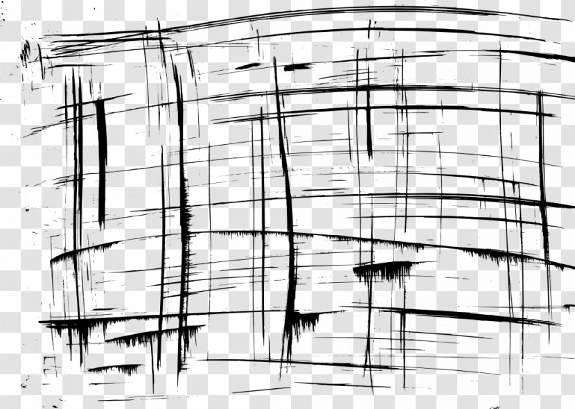 Architecture Drawing Facade - Grunge - Scratches Transparent PNG