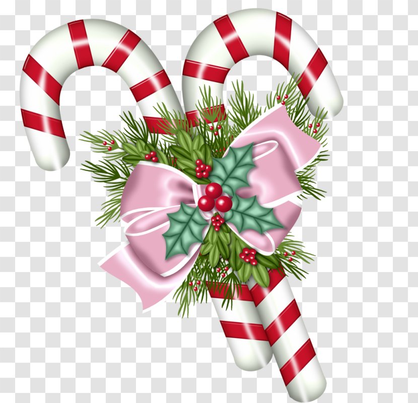 Candy Cane Christmas Ornament Clip Art Transparent PNG