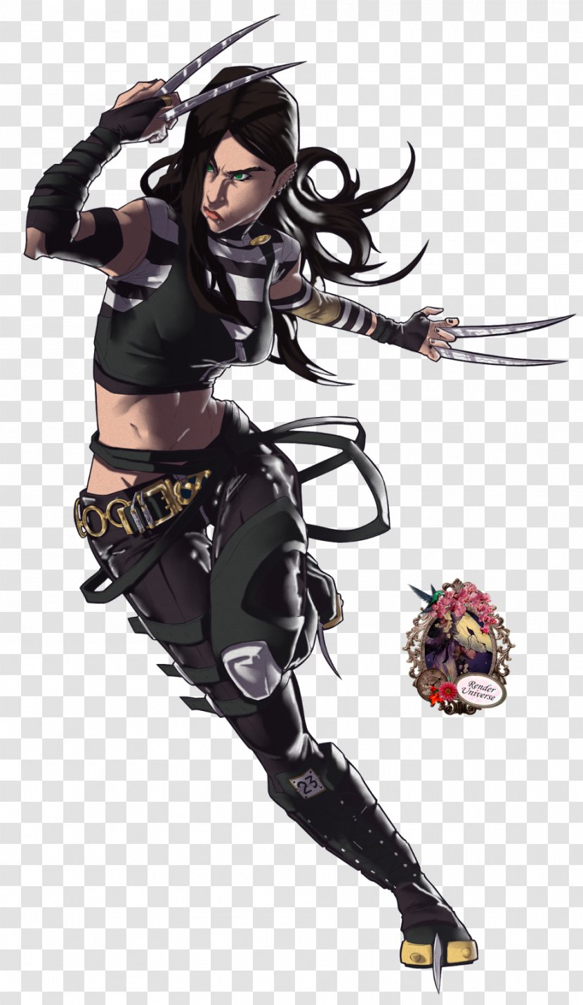 X-23 Wolverine Deadpool Marvel Comics - Watercolor Transparent PNG