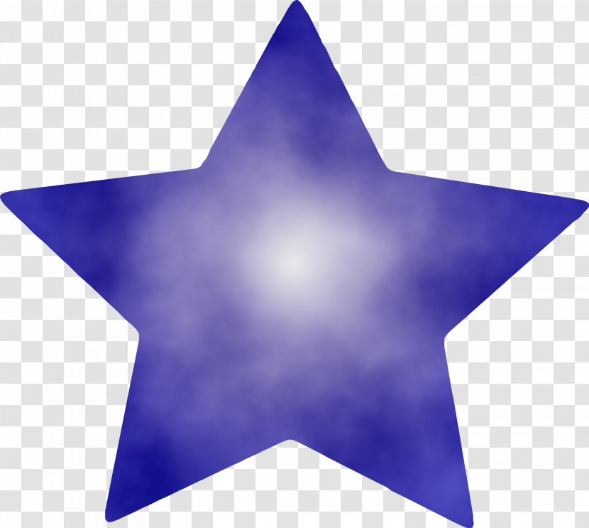 Cobalt Blue Blue Purple Violet Star Transparent PNG