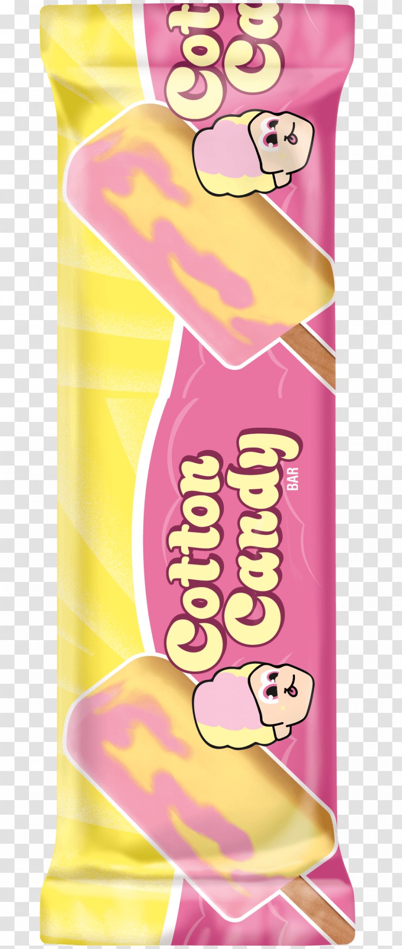Junk Food Flavor Cartoon - Cotton Candy Transparent PNG