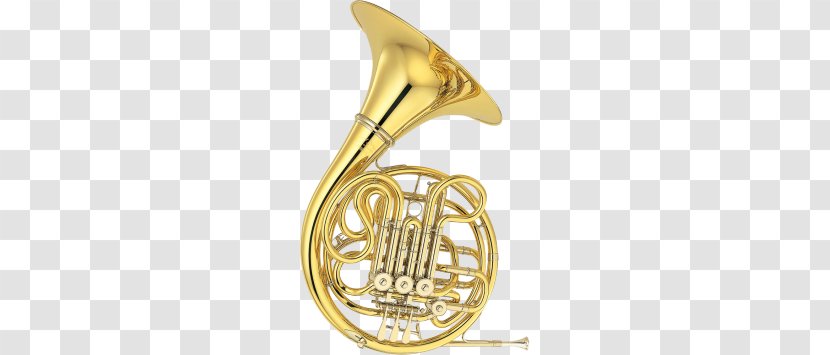 French Horns Yamaha Corporation Musical Instruments Brass Wind Instrument - Watercolor Transparent PNG