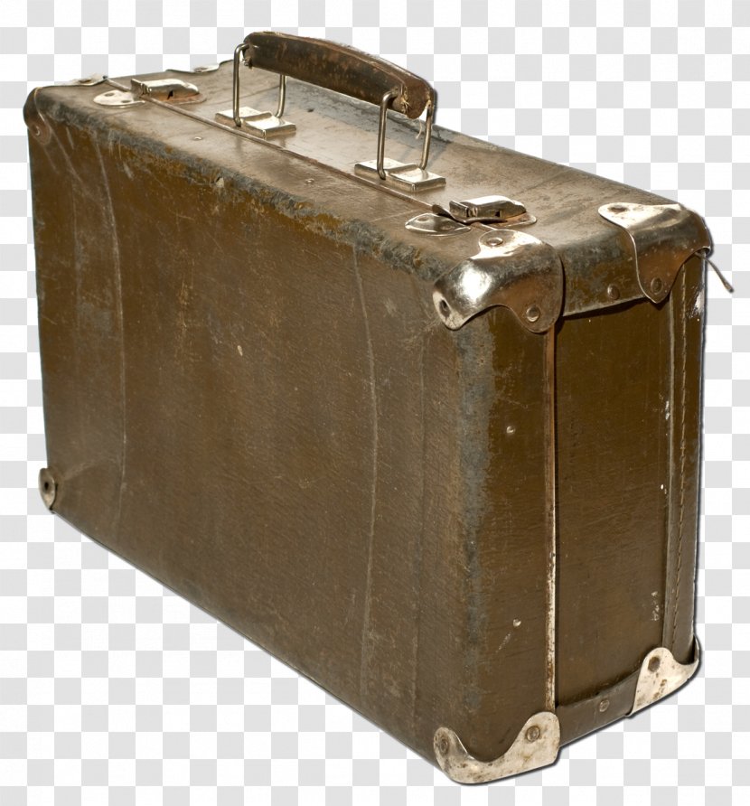 Suitcase Baggage - Bag - Old With Transparent Background Transparent PNG