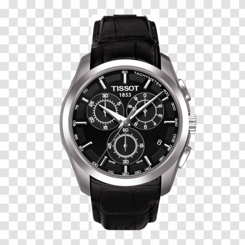 Tissot Couturier Chronograph Watch Bijou Transparent PNG