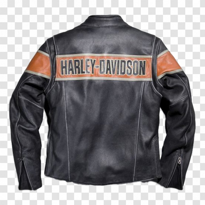 T-shirt Leather Jacket Harley-Davidson - Sleeve - Hd Transparent PNG