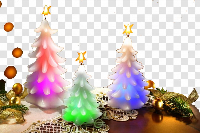 Christmas Decoration Advent Candle Tree - New Year S Day Transparent PNG