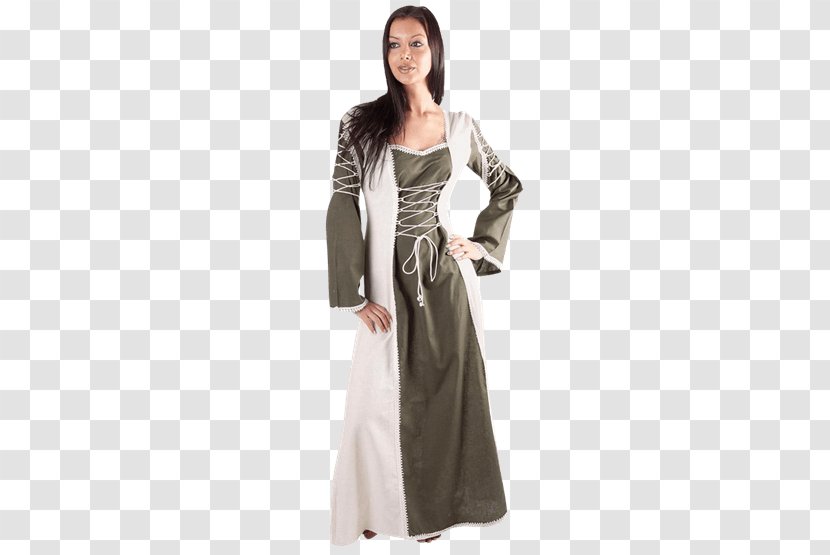Middle Ages English Medieval Clothing Dress Gown - Women Transparent PNG