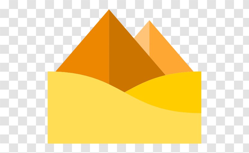 Egyptian Pyramids Ancient Egypt - Yellow - Tourism Transparent PNG