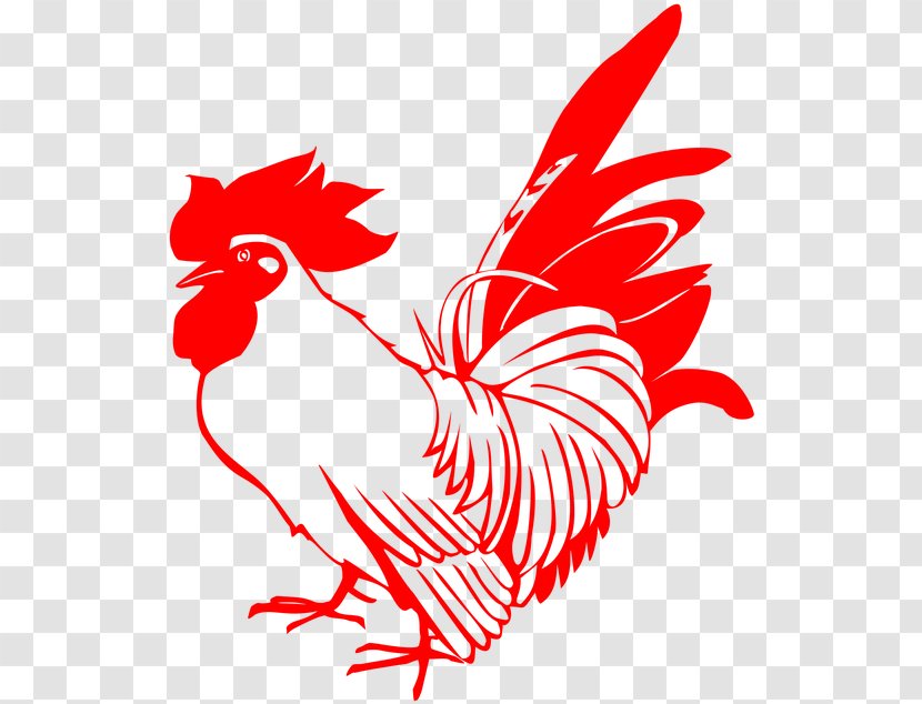 Chicken Cartoon - Broiler - Livestock Tail Transparent PNG