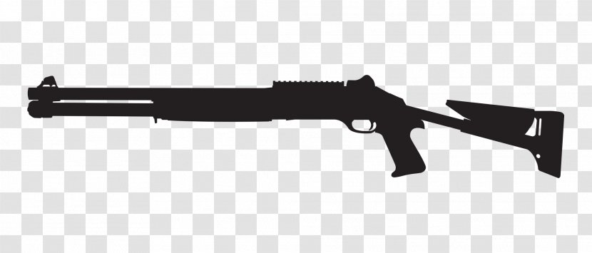 Benelli M4 Carbine Firearm Vector Graphics Armi SpA - Watercolor Transparent PNG