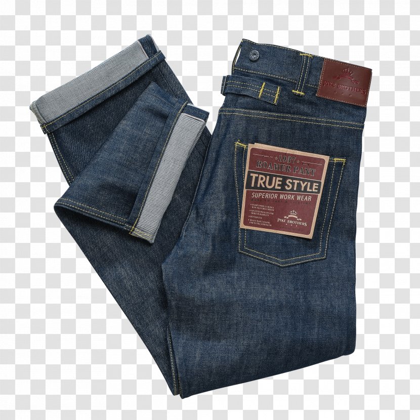Pants Jeans Denim Pike Brothers 1937 Roamer Pant 11oz Clothing - Chino Cloth - Navy Blue Flight Jacket Transparent PNG
