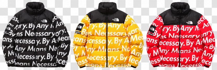 Nuptse Jacket Supreme The North Face Hoodie - Sweater Transparent PNG