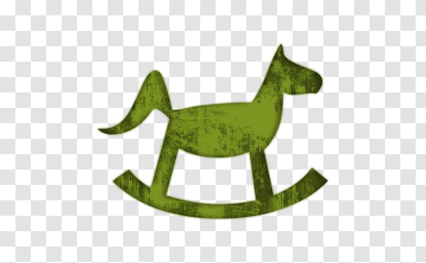 Mustang Rocking Horse Clip Art - Green Cliparts Transparent PNG