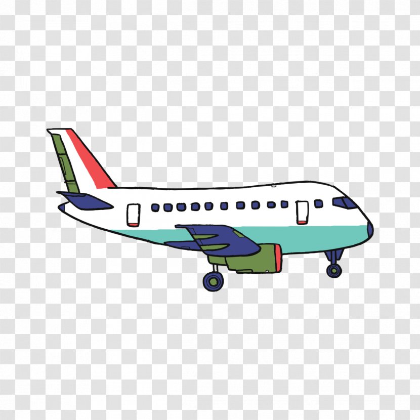 Airplane Aircraft Flight Tattoo Tattly - Doodle Transparent PNG