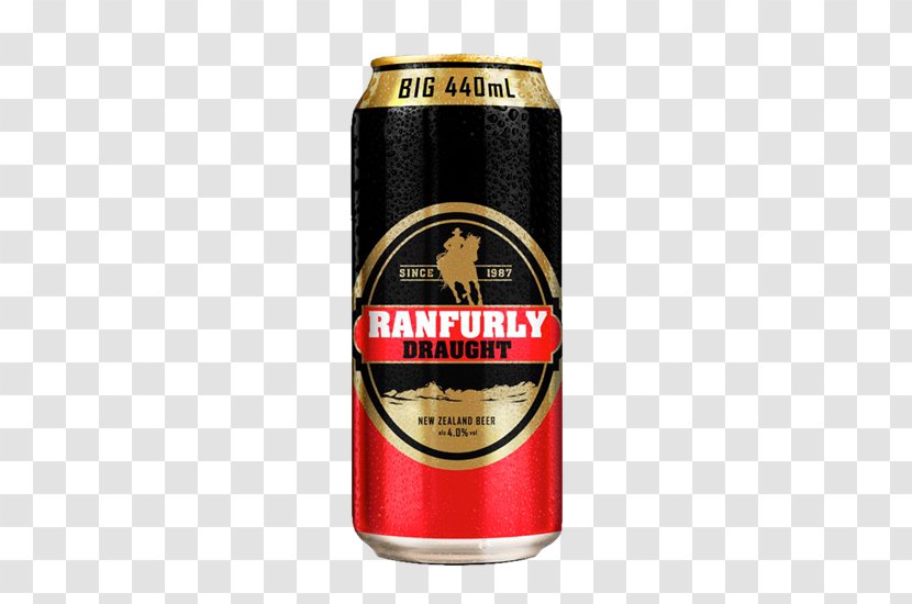 Beer Bottle Ranfurly Draught Drink Can - Distilled Beverage Transparent PNG