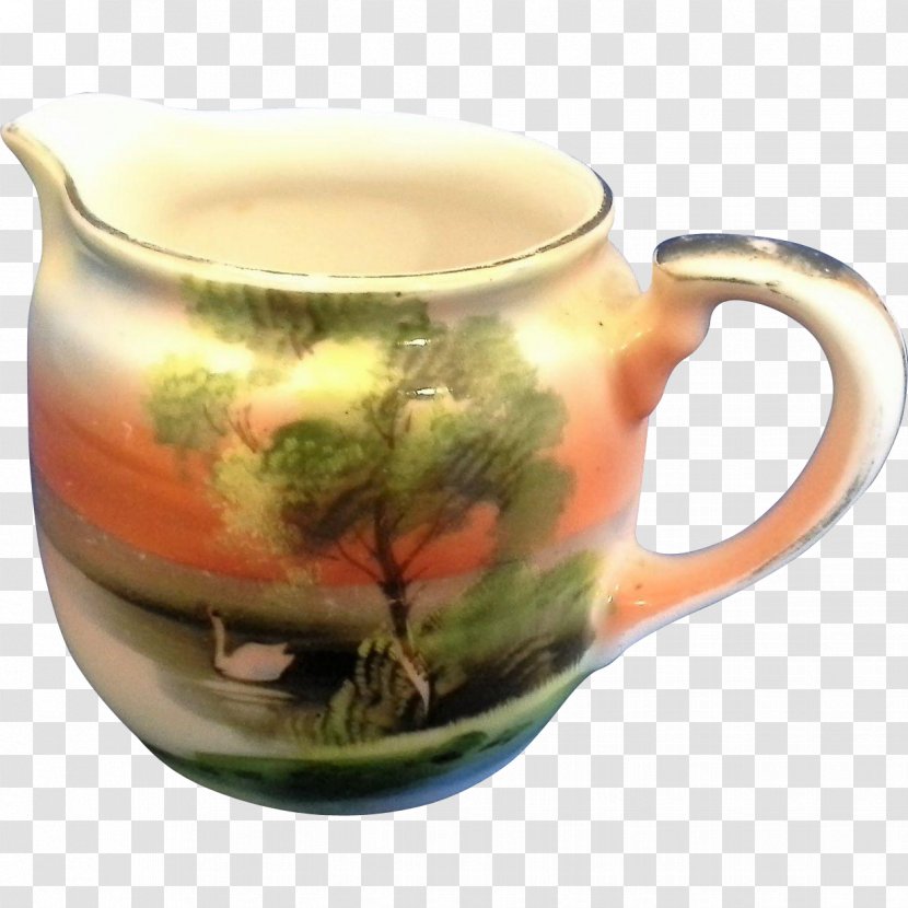 Morimura Brothers Coffee Cup Ceramic Pitcher Noritake - Mug Transparent PNG