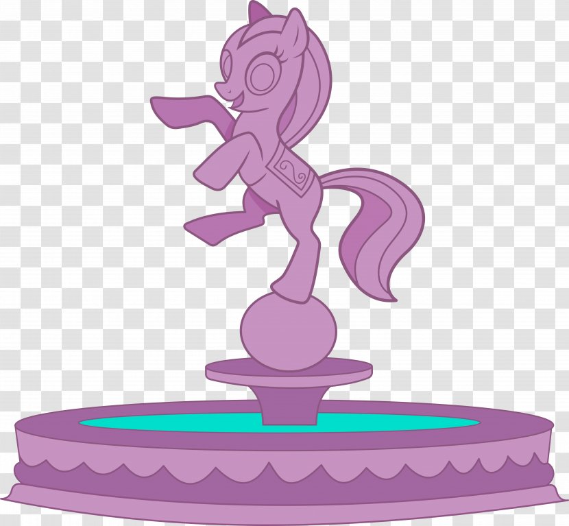 Pony Statue Figurine DeviantArt Брони - Fountain Cartoon Images Transparent PNG