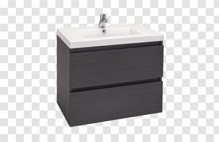 Sink Bathroom Drawer Furniture Cabinetry - Wall Shelves Transparent PNG