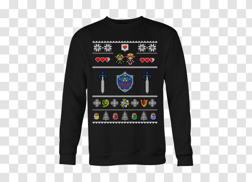 T-shirt Sweater Christmas Jumper Sleeve - Tshirt Transparent PNG