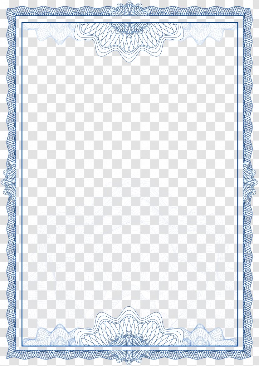 Adobe Illustrator Computer File - Diploma - Authorization Template Transparent PNG