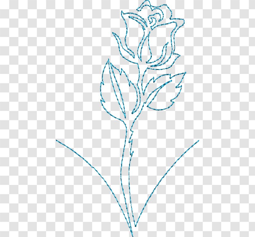 Machine Quilting Embroidery Pattern - Longarm - Flower Transparent PNG