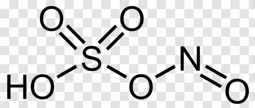 Nitrosylsulfuric Acid Sulfurous Structure Molecule - Number Transparent PNG