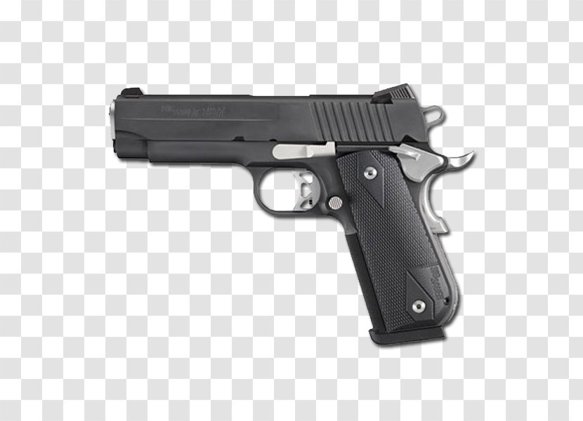 SIG Sauer 1911 .45 ACP Firearm Pistol - 45 Acp - Handgun Transparent PNG