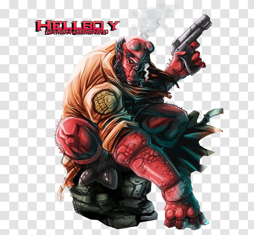 Hellboy Superhero - Action Figure - Pic Transparent PNG