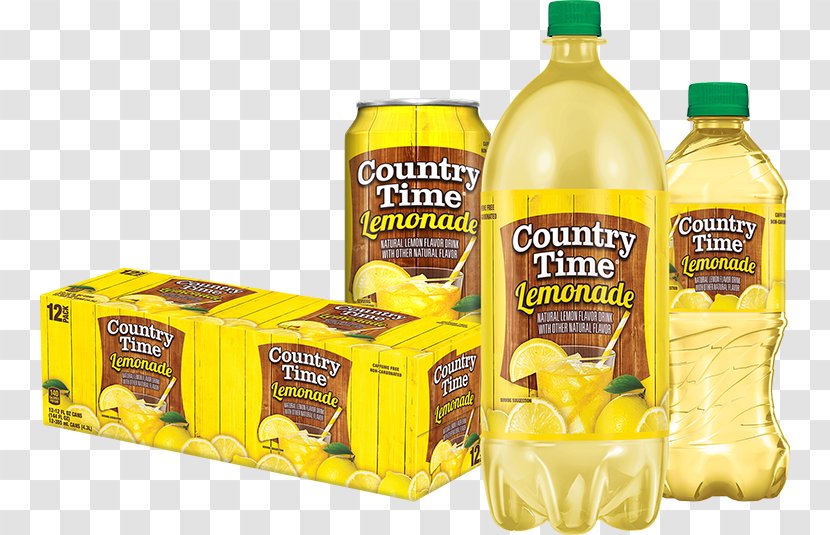 Lemonade Fizzy Drinks Juice Drink Mix Country Time - Bottle Transparent PNG
