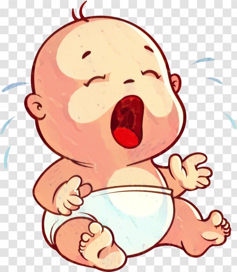 Pregnancy Cartoon - Baby Crying - Yawn Thumb Transparent PNG