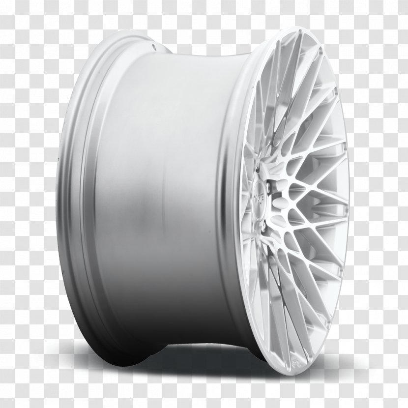 Alloy Wheel Silver Machining - Auto Part - Sports Series Transparent PNG