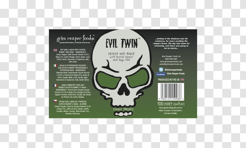 Chili Con Carne Evil Twin Brewing Brewery Hot Sauce Pepper - Lee Kum Kee - Chilli Transparent PNG