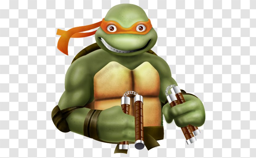Reptile Toy Tortoise Vertebrate Frog - Ninja - Michelangelo Transparent PNG