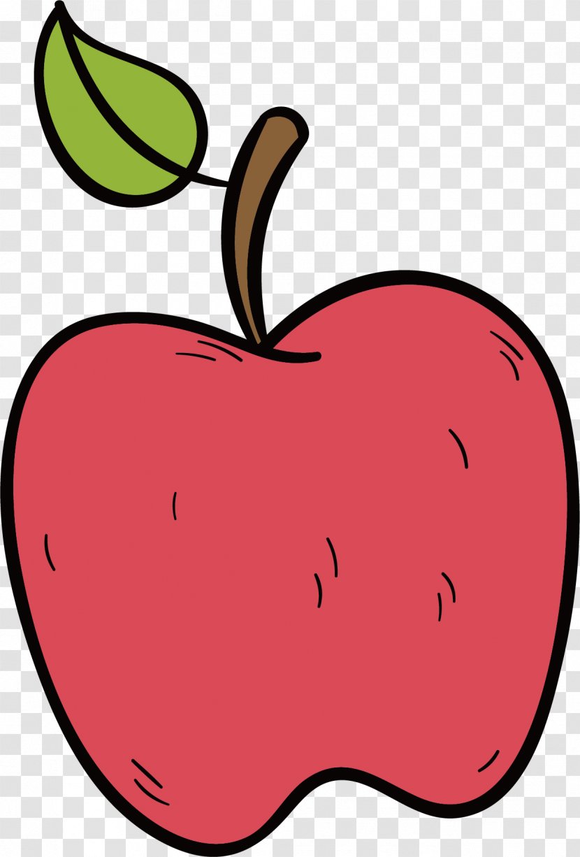 Apple Drawing Clip Art - Vector Transparent PNG