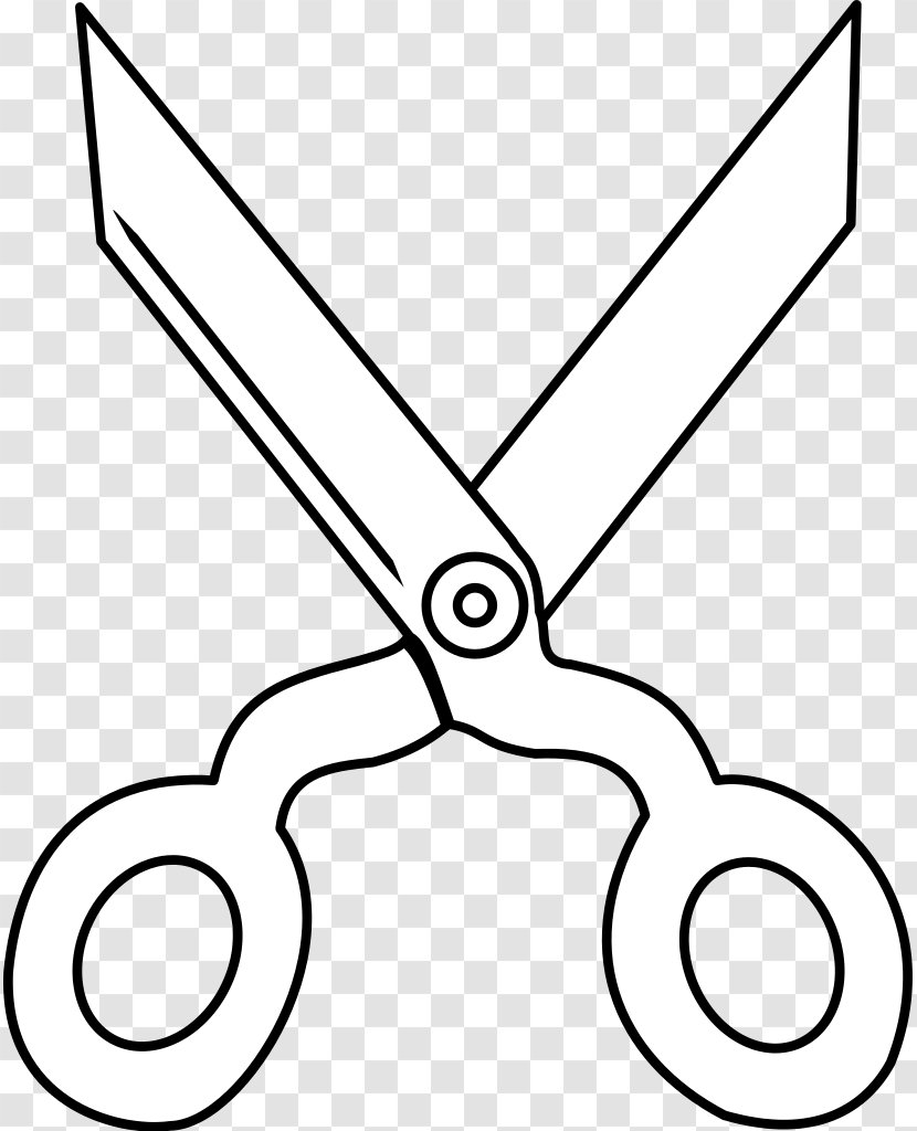 Scissors Heraldry Drawing - Wing - Black Haircut Transparent PNG