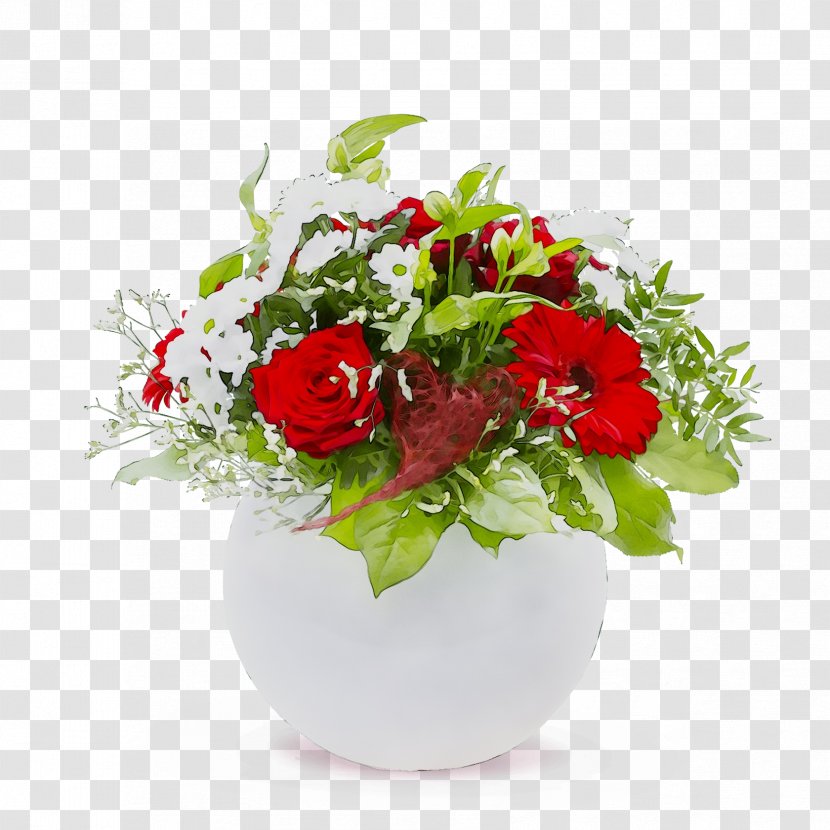 Garden Roses Floral Design Vase Cut Flowers - Flowerpot - Petal Transparent PNG